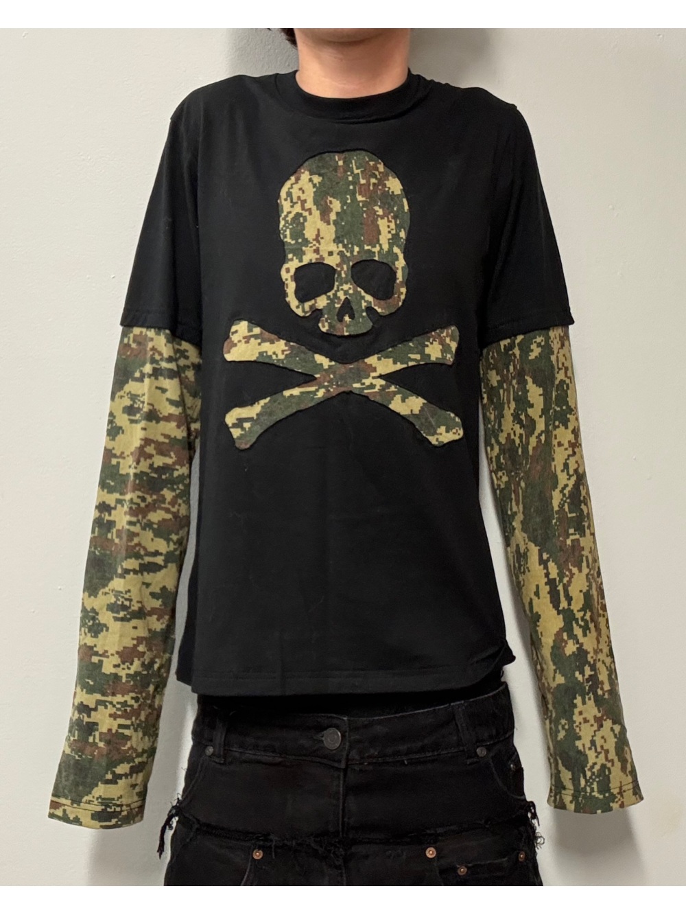 Street Fashion Men - 2026 nouveau camouflage rétro américain squelette