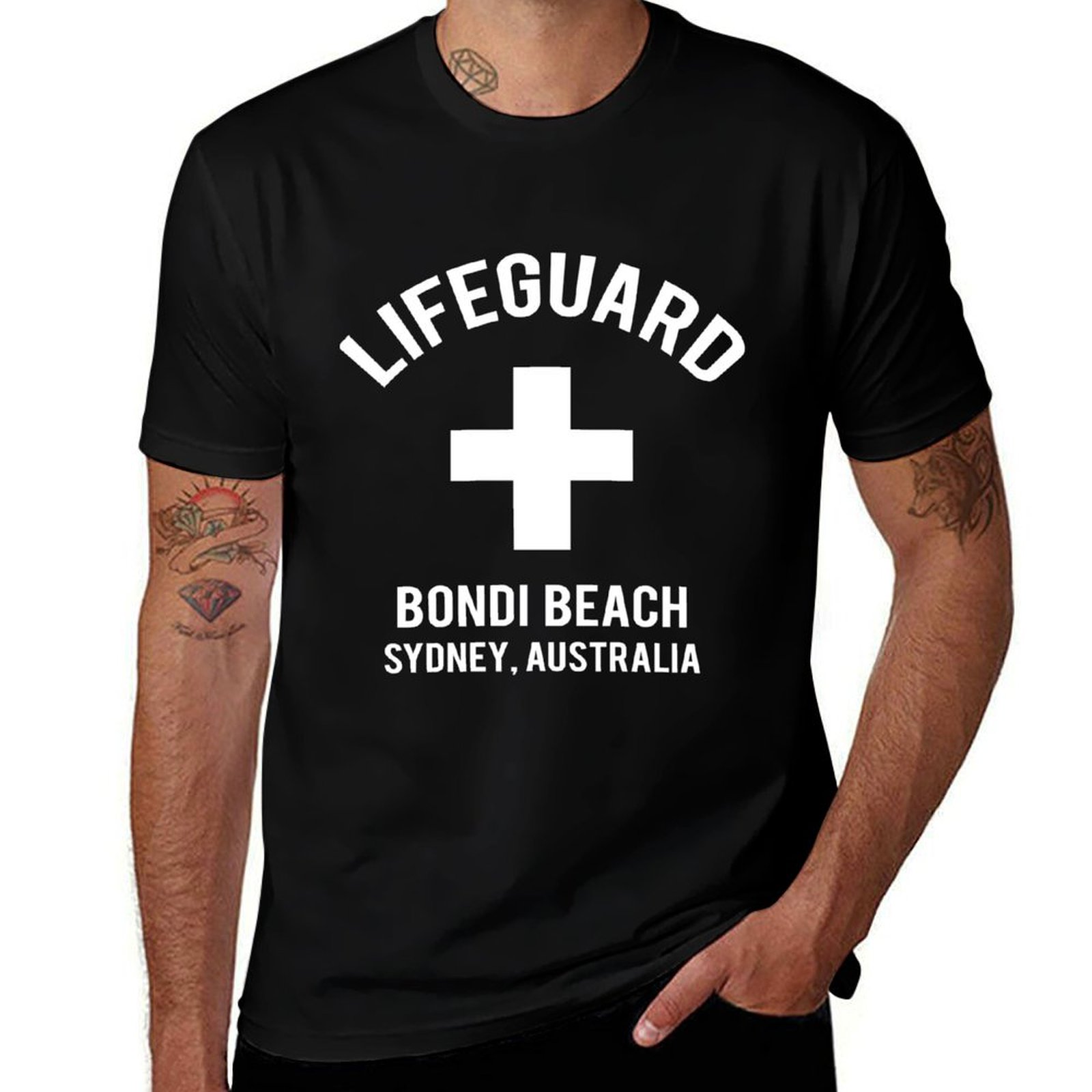 Street Fashion Australia - T-shirt de sauveteur Bondi Beach Sydney,