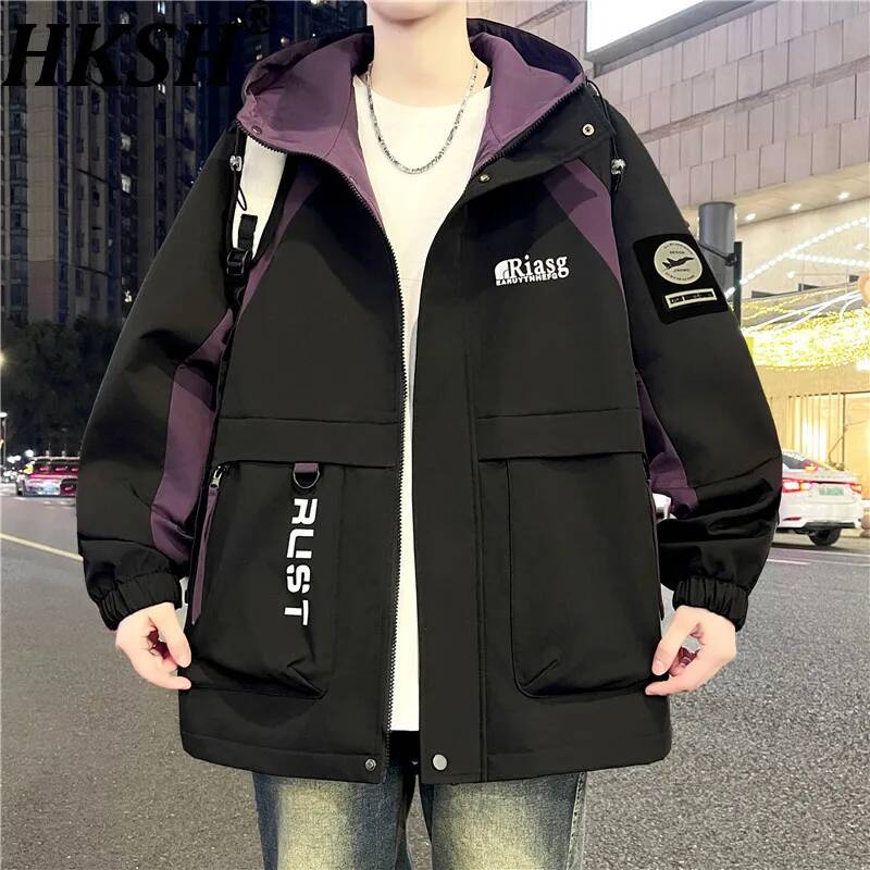 Street Fashion Taiwan - HKSH Nouvelle Veste Chic Printemps-Automne pour