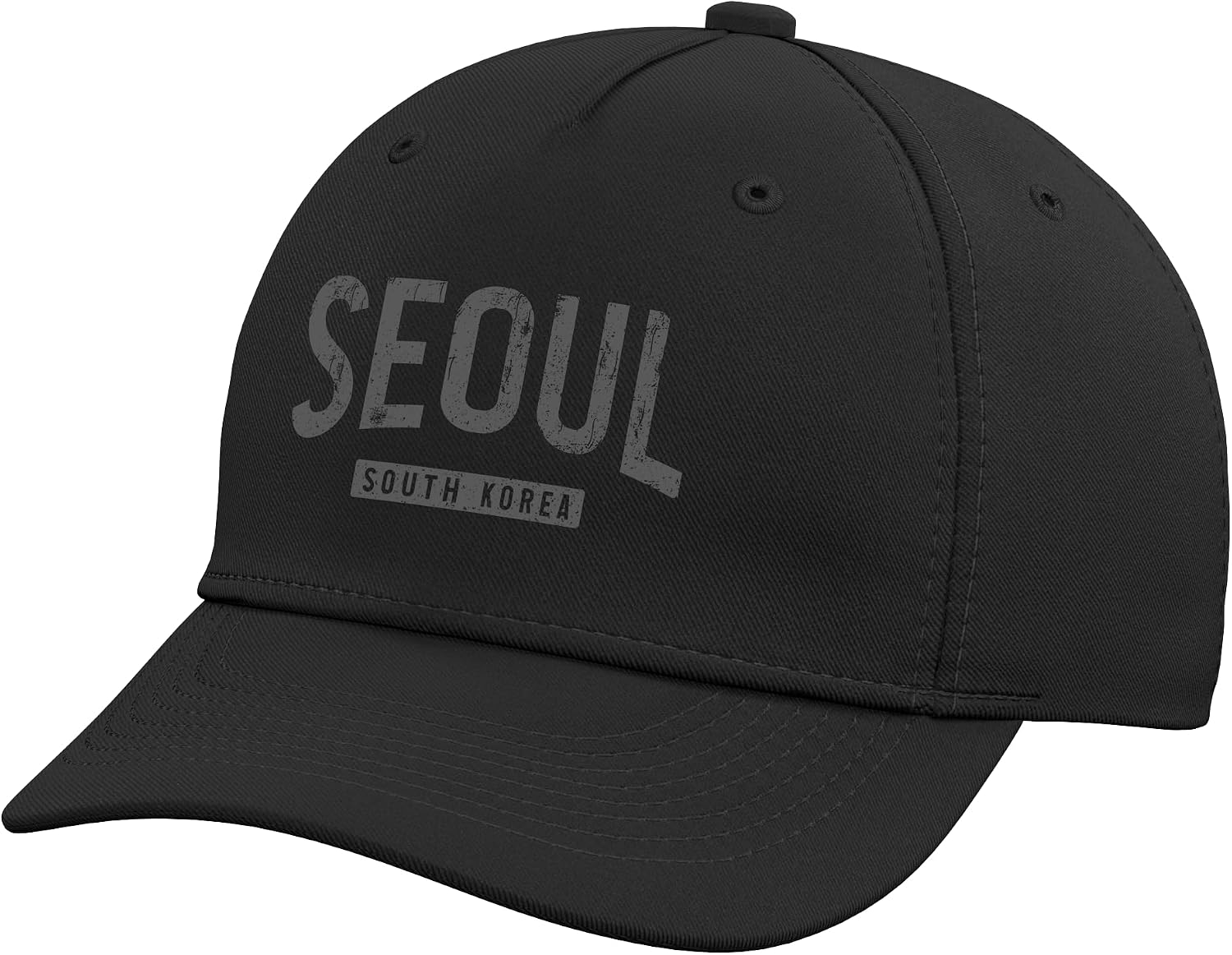 Street Fashion Seoul - Casquette de baseball réglable en coton,