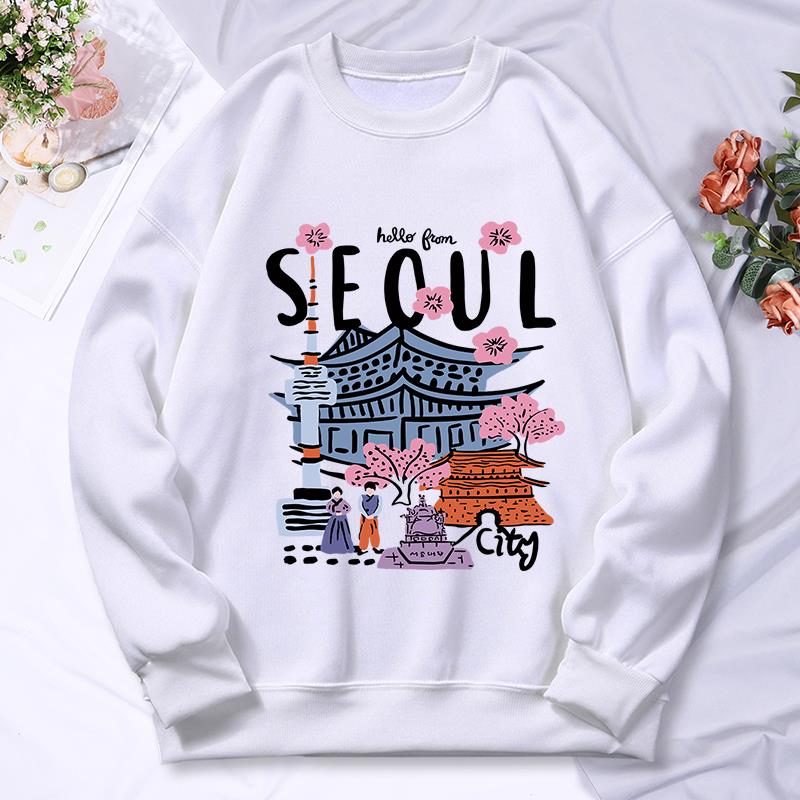 Street Fashion Seoul - Séoul beau paysage impression femmes à