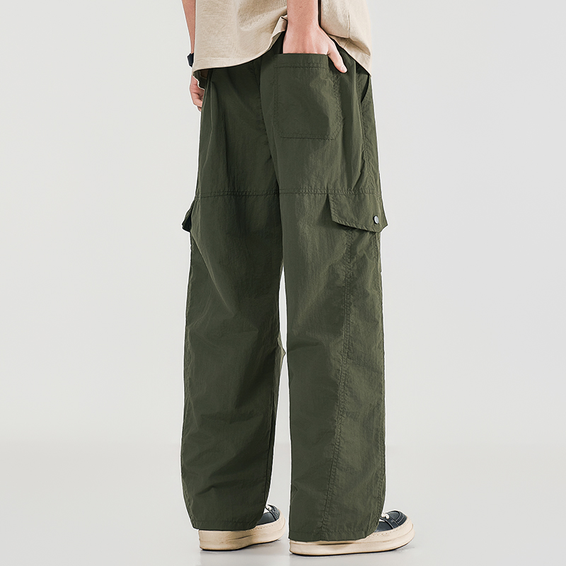 Cargo Pant Wide - Pantalon cargo ample multipoches pour homme,