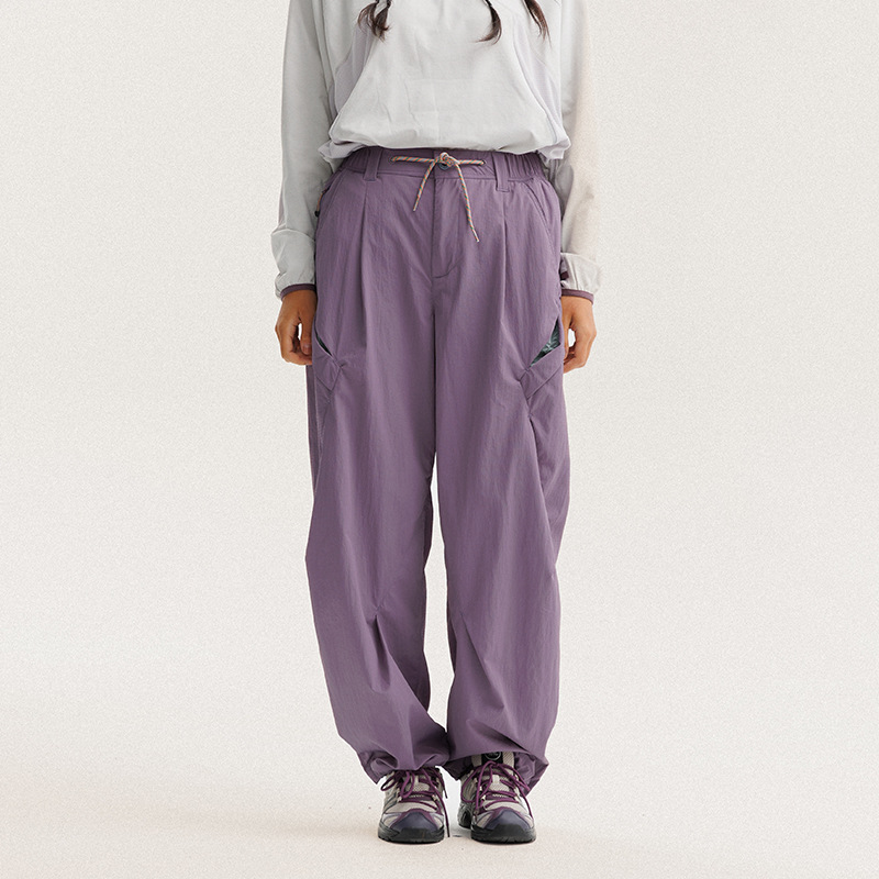 Cargo Pant Wide - Pantalon utilitaire unisexe doublé polaire à