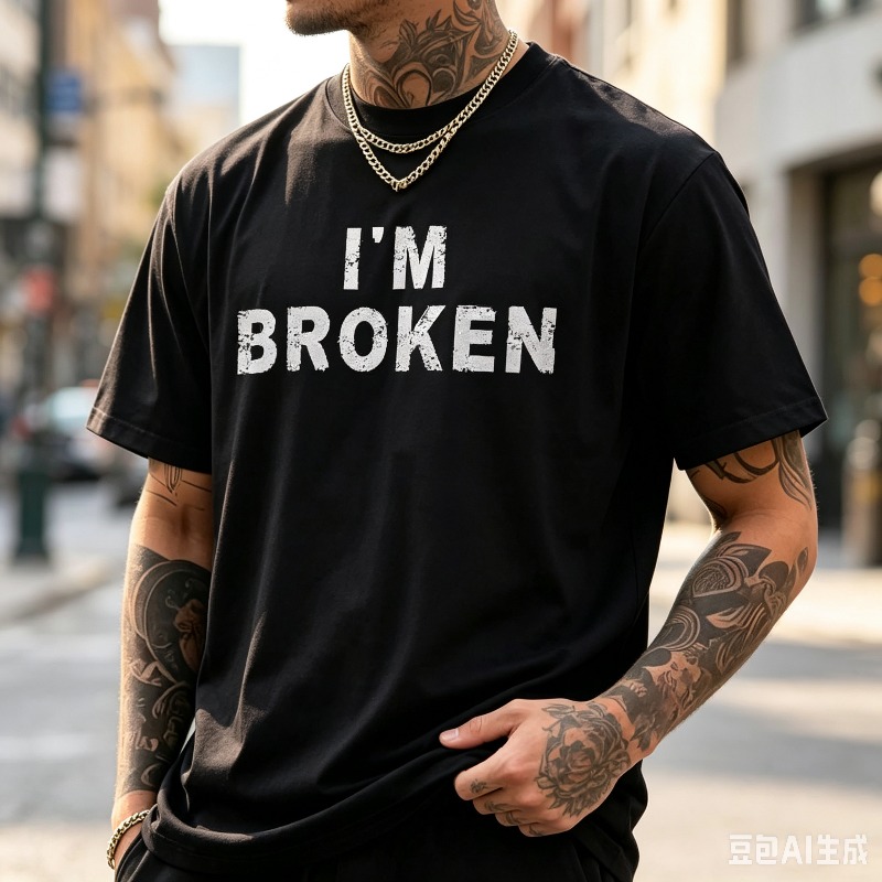 Street Style Fashion Quotes - T-shirt pour homme avec citation «