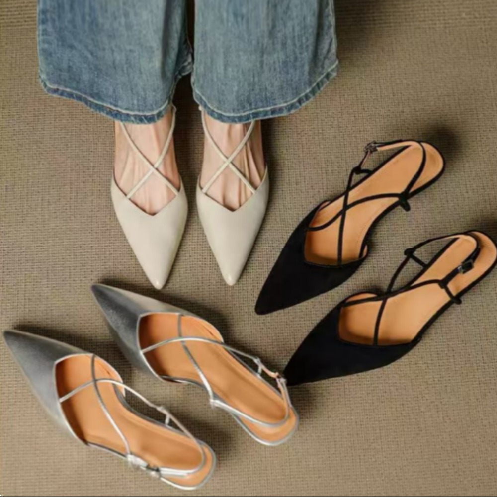 French Street Fashion - Nouvelles mules à talon bas et