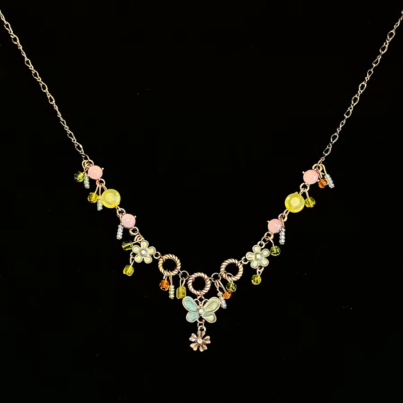 Street Fashion Videos - Collier Papillon Fleur pour Femme, Style