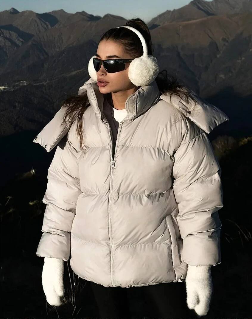 Street Fashion Taiwan - Parka d'hiver chaude pour femmes, veste