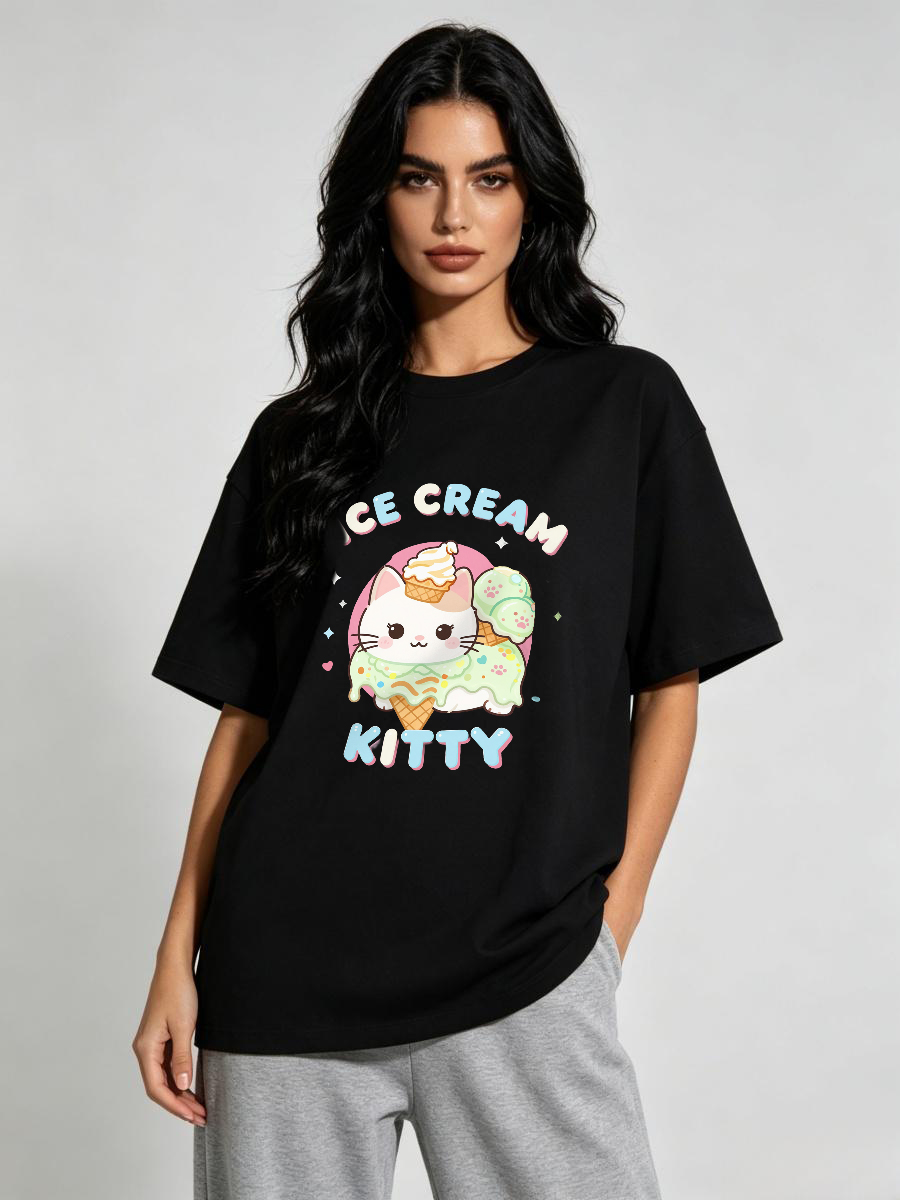 Street Fashion Co - T-shirts à motif feuille, thème automne