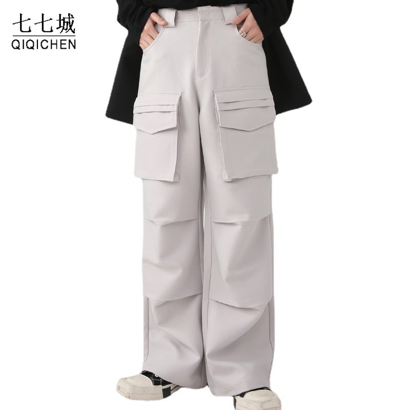 Cargo Pant Wide - Pantalon Cargo Vintage pour Homme, Couleur