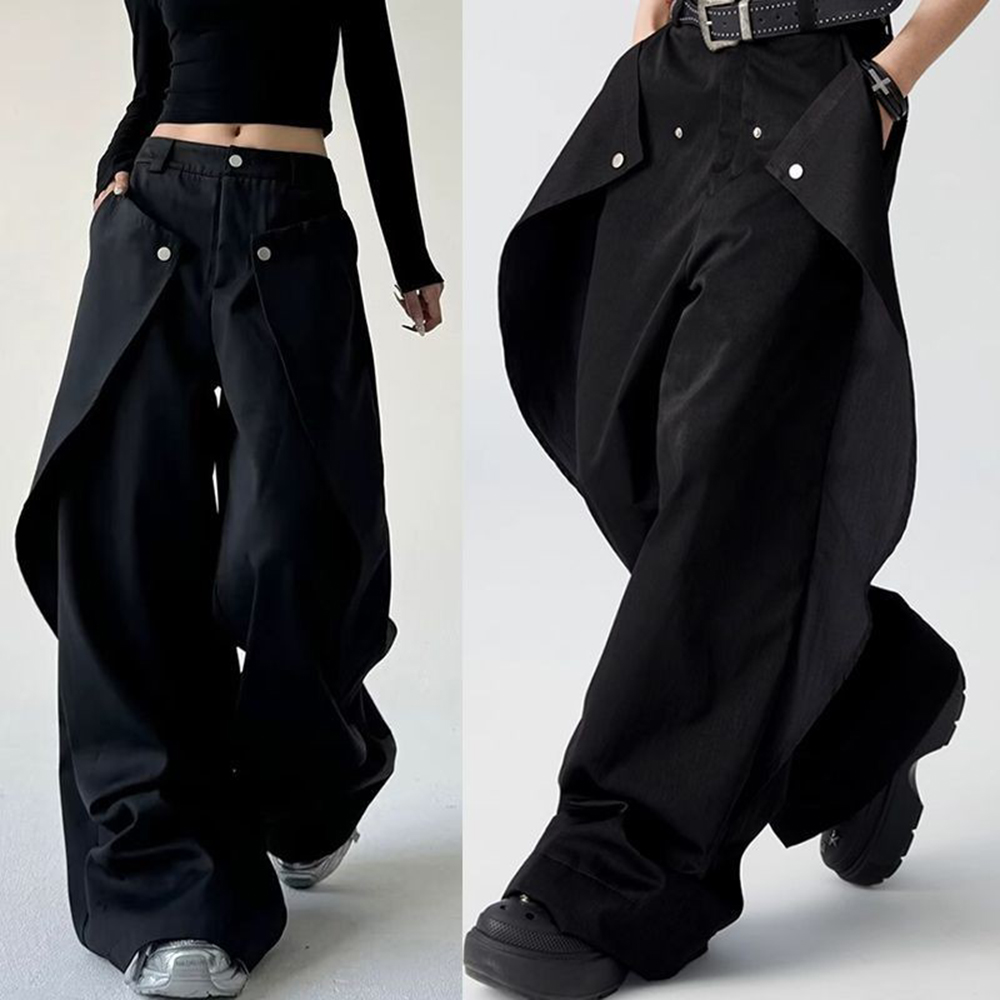 Street Fashion Men 2025 - Pantalon à jambes larges pour hommes,