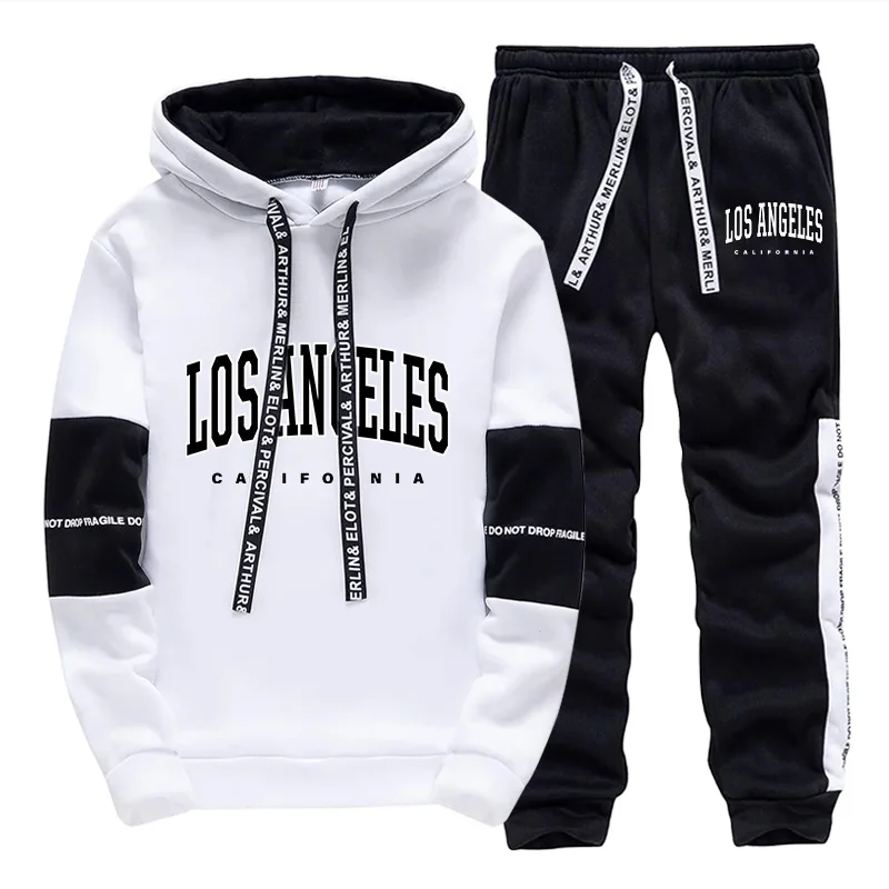 Street Fashion Men - Ensemble de survêtement tendance pour homme