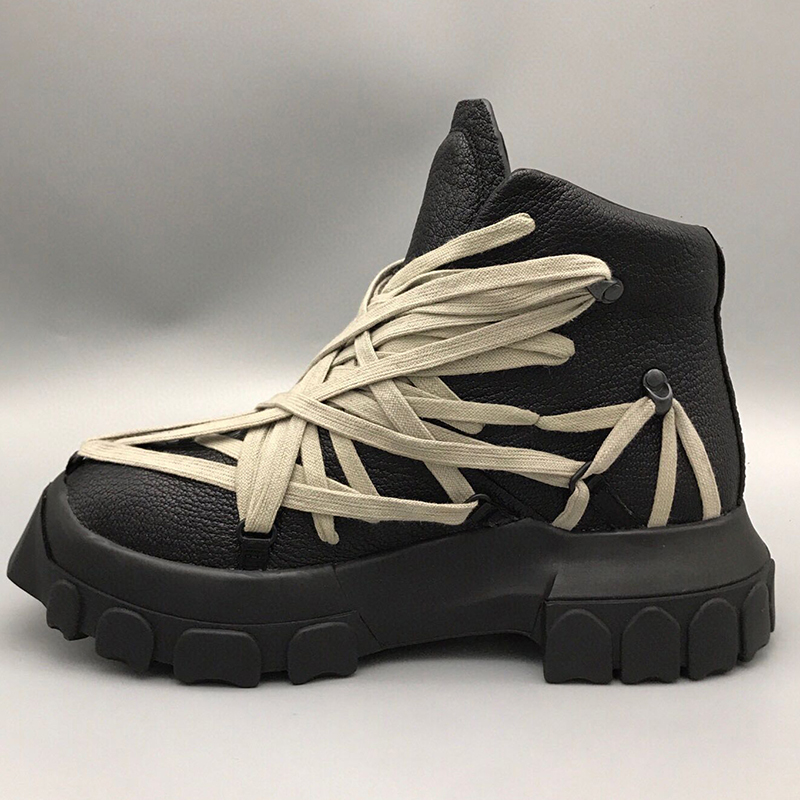 Street Fashion Luxury - Bottes en cuir originales de luxe