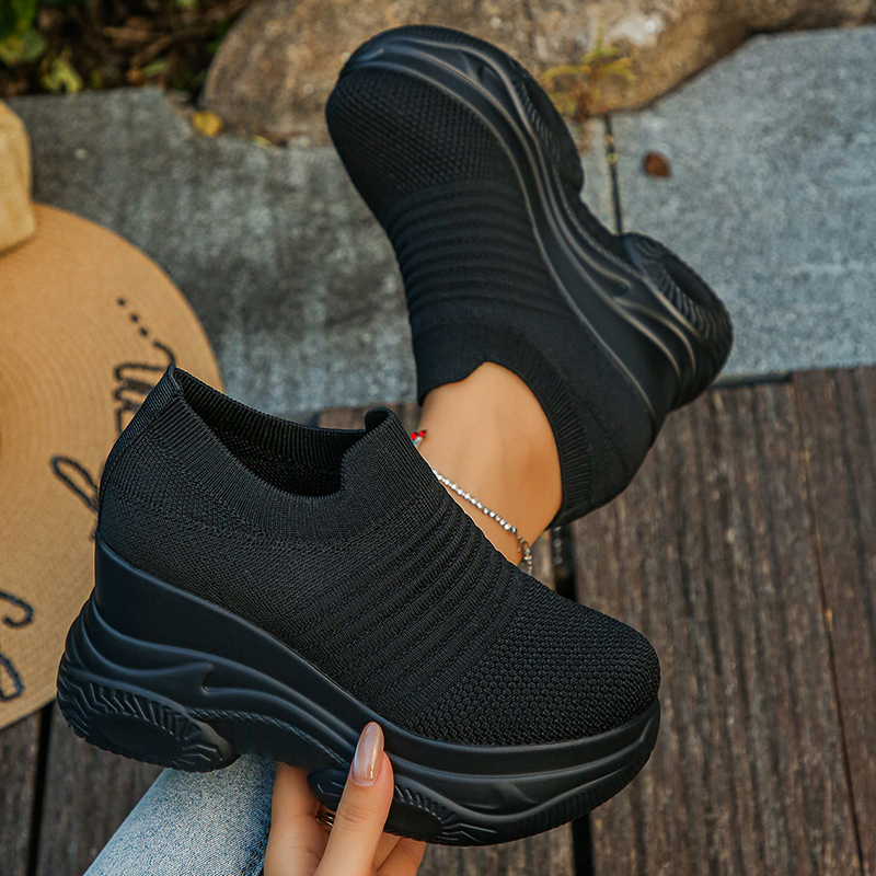 Baskets épaisses blanches tric - Chunky Sneaker Platform avis et prix