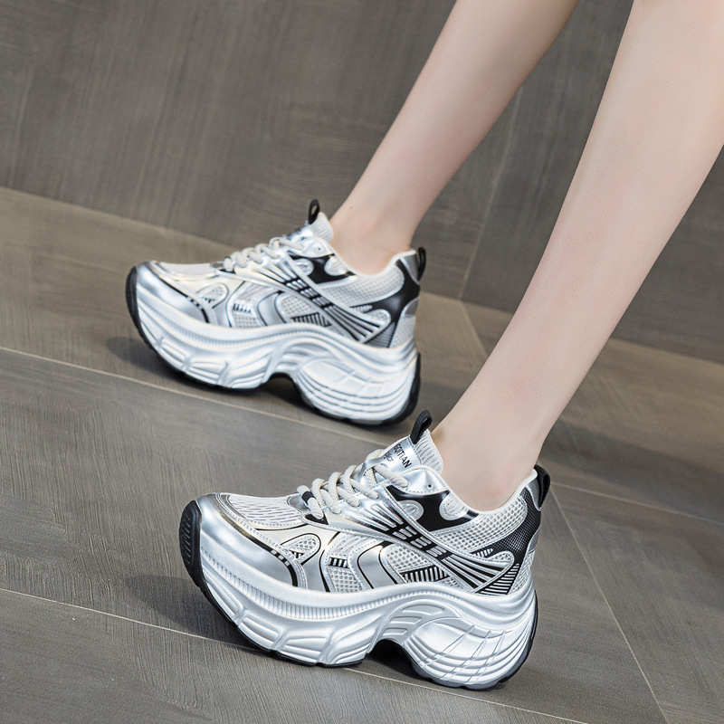 Baskets compensées 8 cm pour f - Chunky Sneaker Platform avis et prix