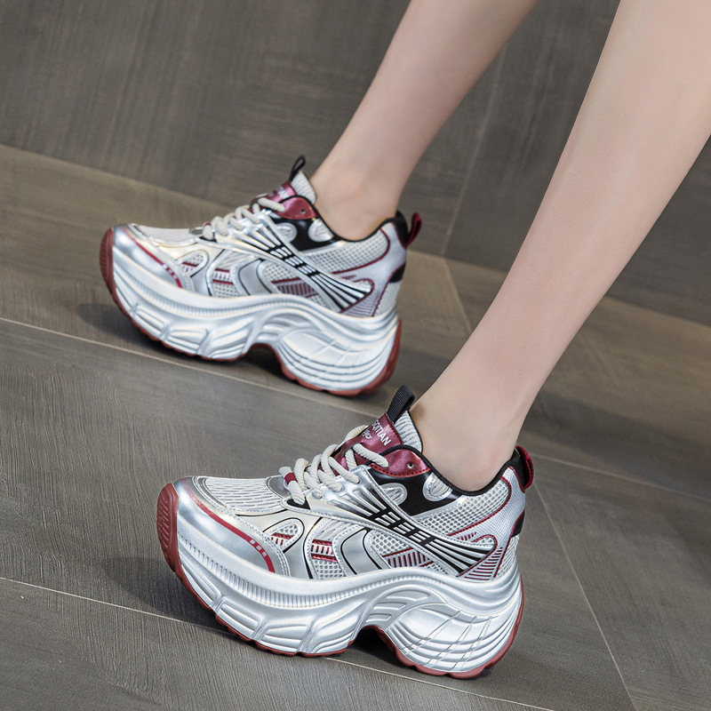 Baskets compensées 8 cm pour f - Chunky Sneaker Platform avis et prix