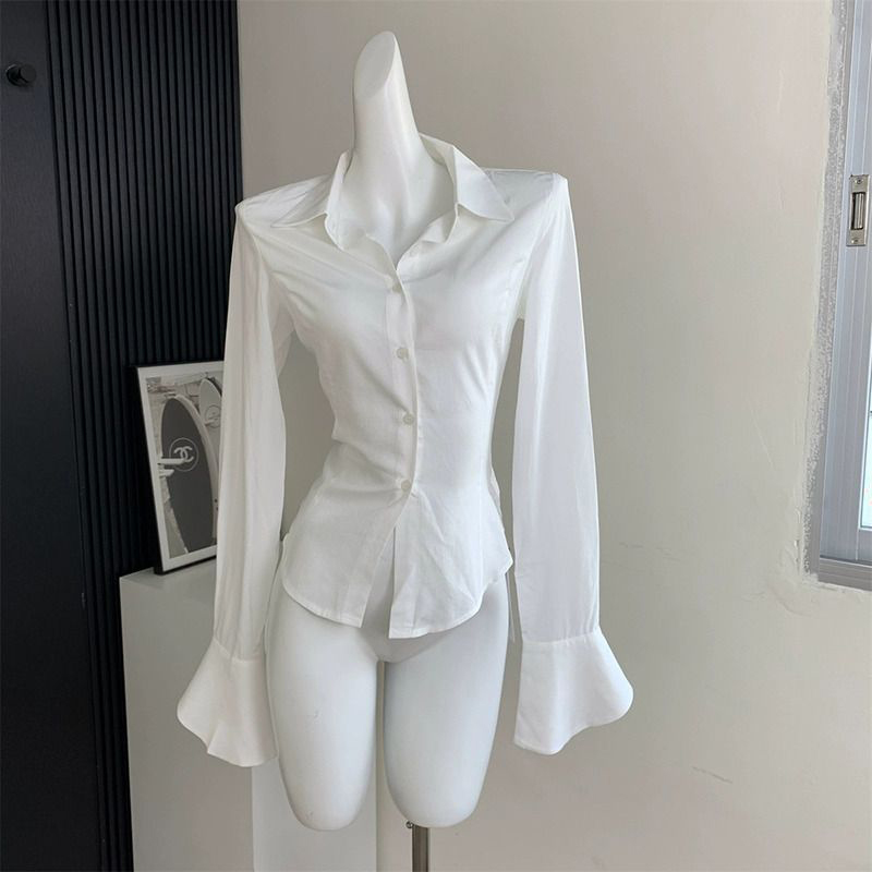 Gidyq-Chemises bandage noires  - Street Fashion In Korea avis et prix