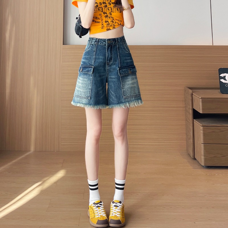 Shorts en jean cargo taille ha - Cargo Pant Wide avis et prix