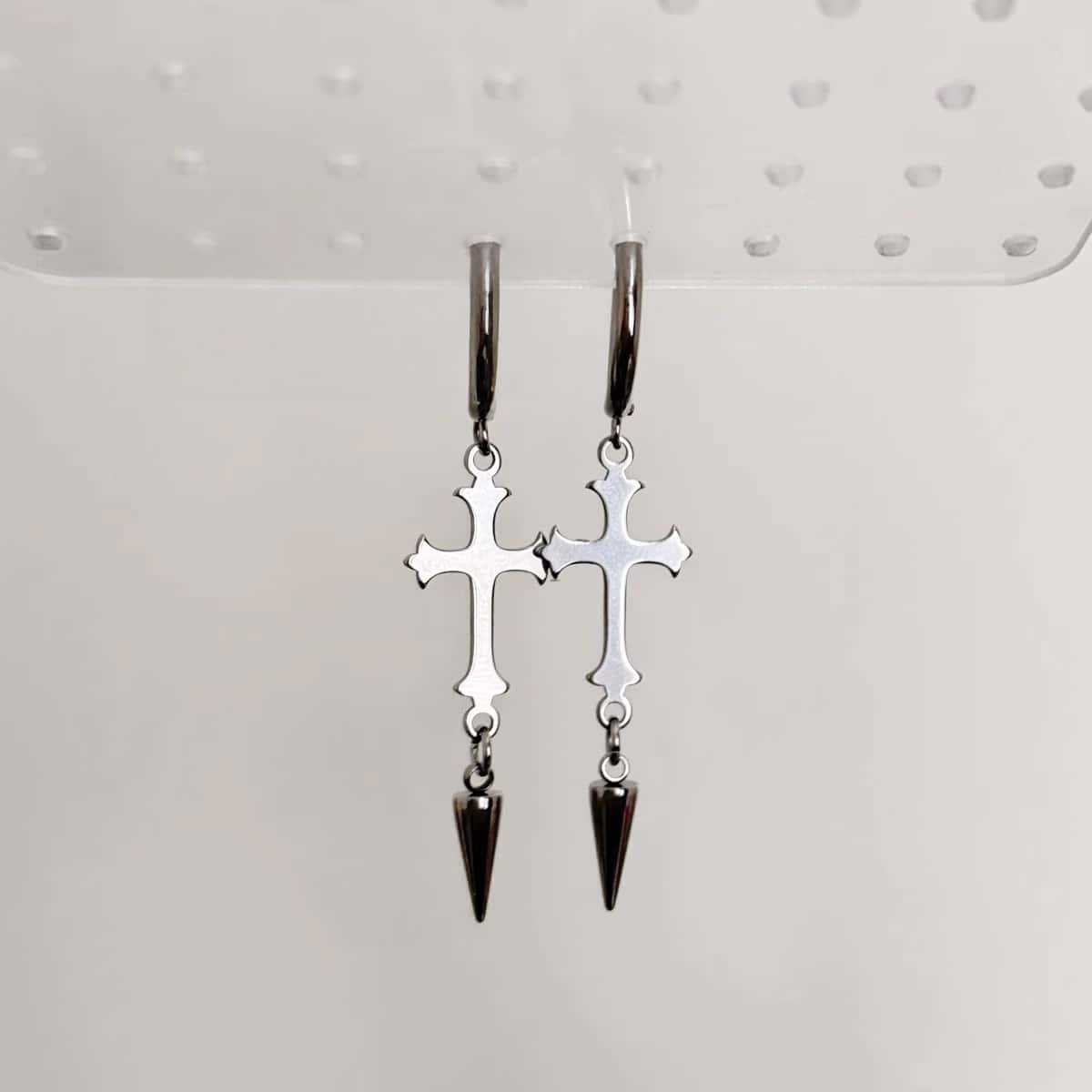 Boucles d'oreilles gothiques f - Street Fashion Taiwan avis et prix