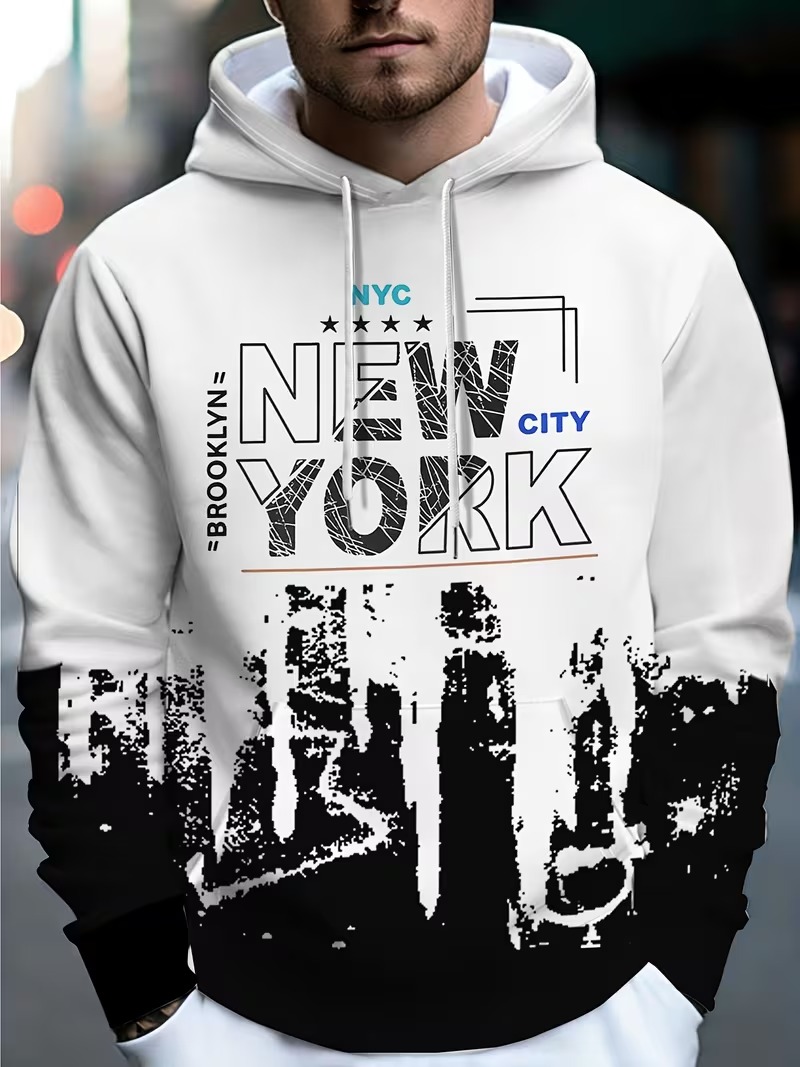 Nouveau sweat à capuche pour h - Street Style New York Fashion avis et prix