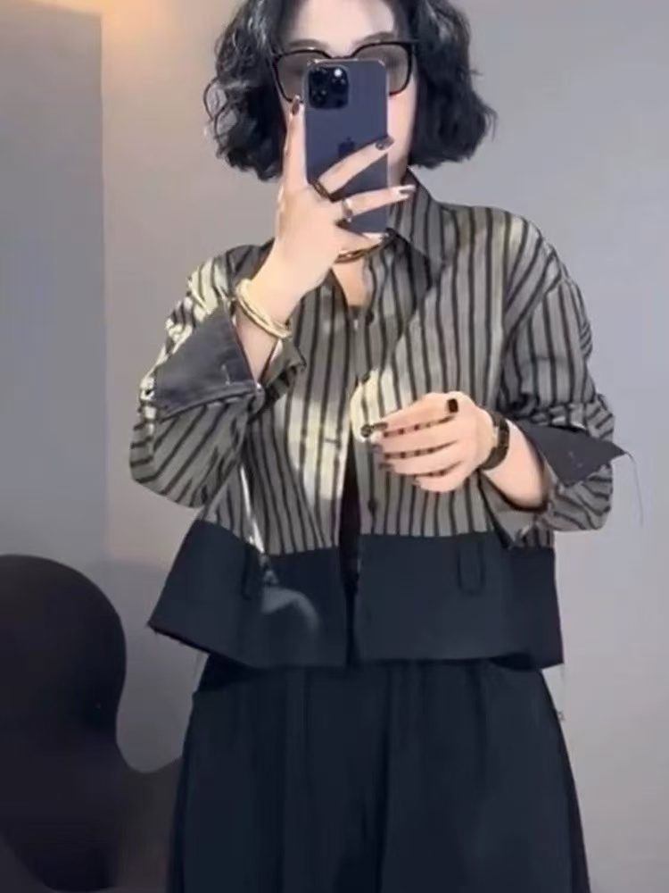 Vestes courtes au Design rétro - Street Fashion In Korea avis et prix
