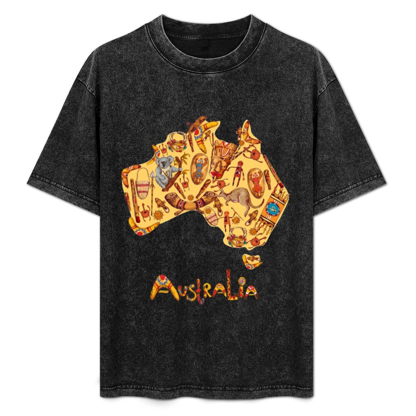 T-shirt décontracté à la mode  - Street Fashion Australia avis et prix