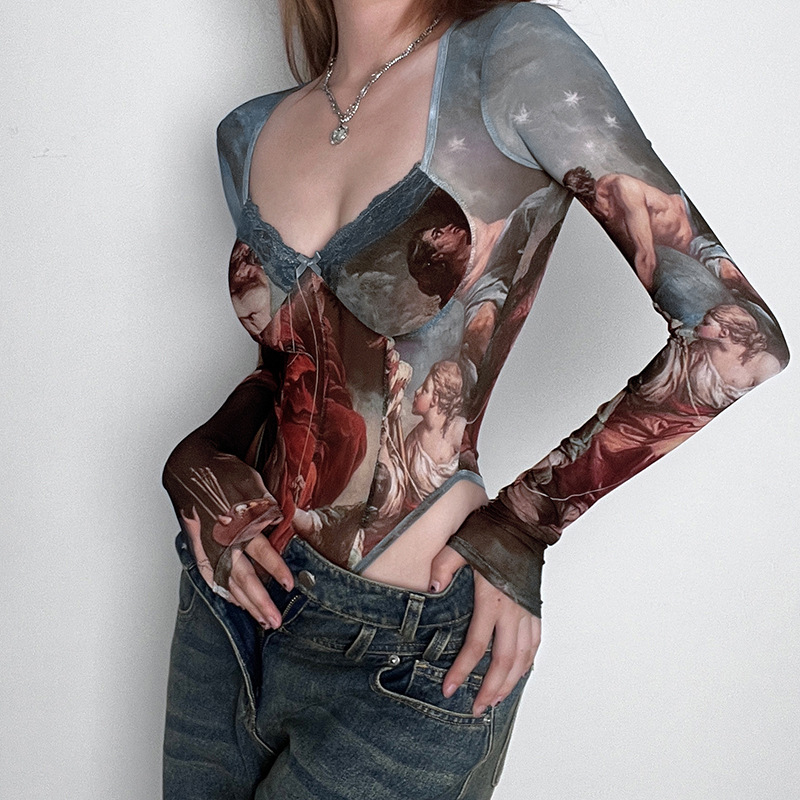 Body Sexy en maille et dentell - Street Fashion Greece avis et prix