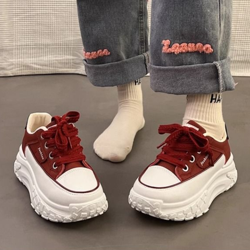 Baskets blanches épaisses de p - Chunky Sneaker Platform avis et prix