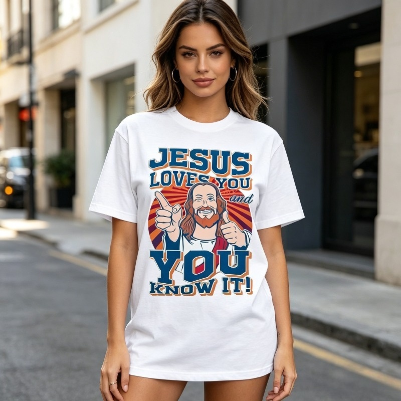 T-shirt à thème de la foi chré - Street Style Fashion Quotes avis et prix