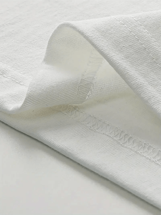 T-shirt confortable à col rond - Street Fashion Trends 2025 avis et prix