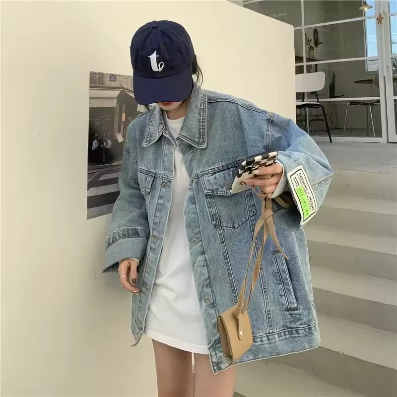 2025 nouvelle mode Denim veste - Street Fashion In Korea avis et prix