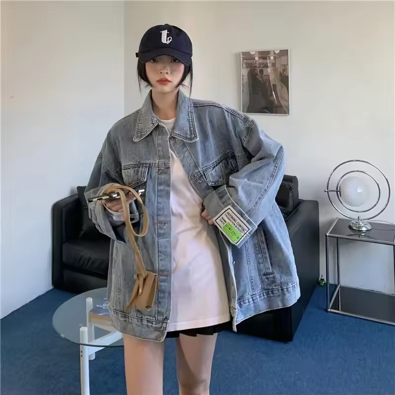 2025 nouvelle mode Denim veste - Street Fashion In Korea avis et prix