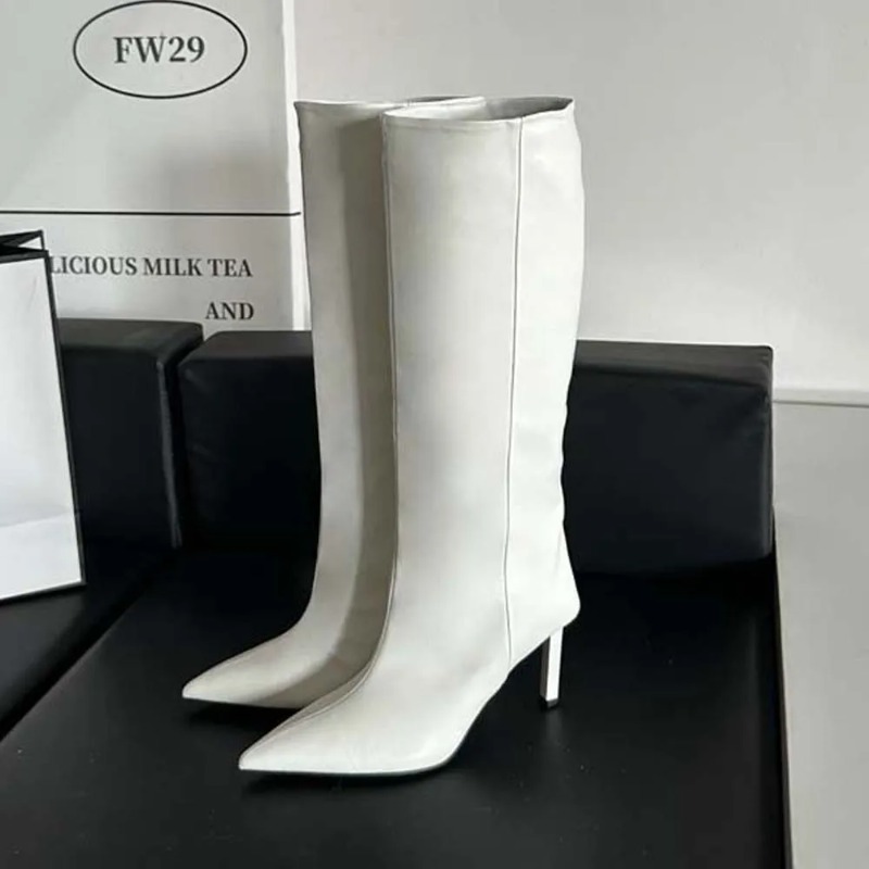 Femmes de luxe bottes longues  - French Street Fashion avis et prix