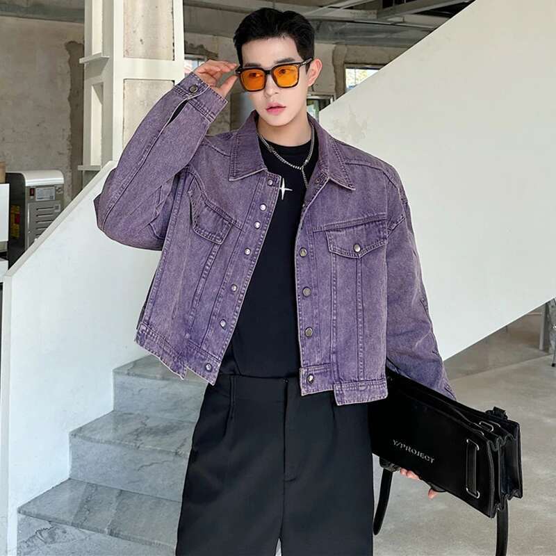 LUZHEN personnalité Denim vest - Street Fashion Men 2025 avis et prix