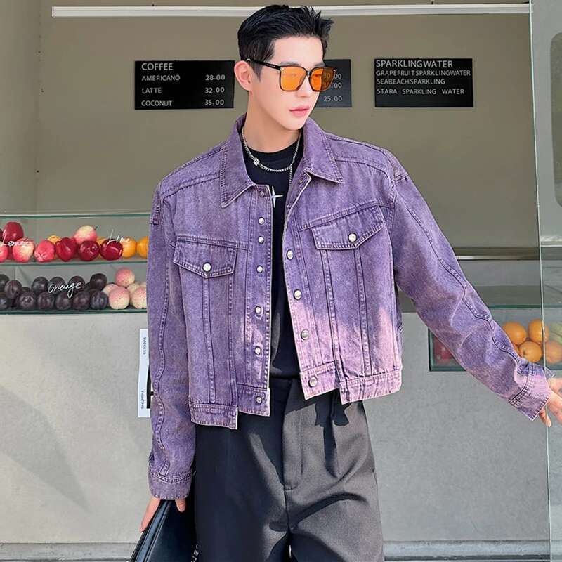 LUZHEN personnalité Denim vest - Street Fashion Men 2025 avis et prix