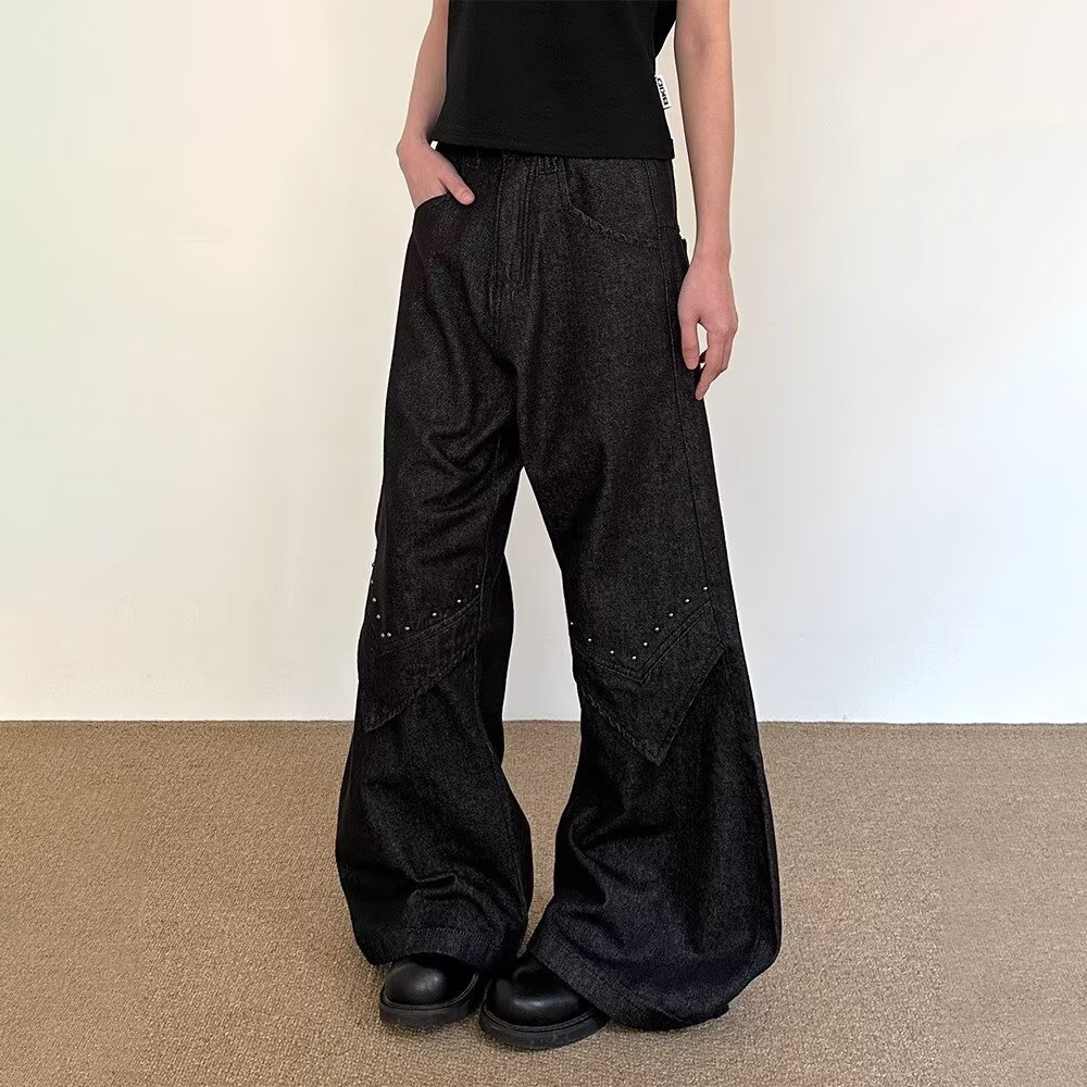 Jean évasé droit pour hommes,  - Street Fashion Trends 2025 avis et prix