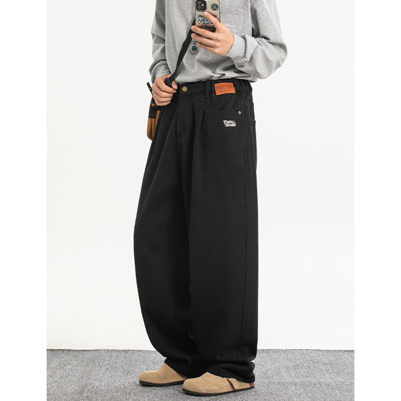 Pantalon de cowboy brodé avec  - Street Fashion Men 2025 avis et prix