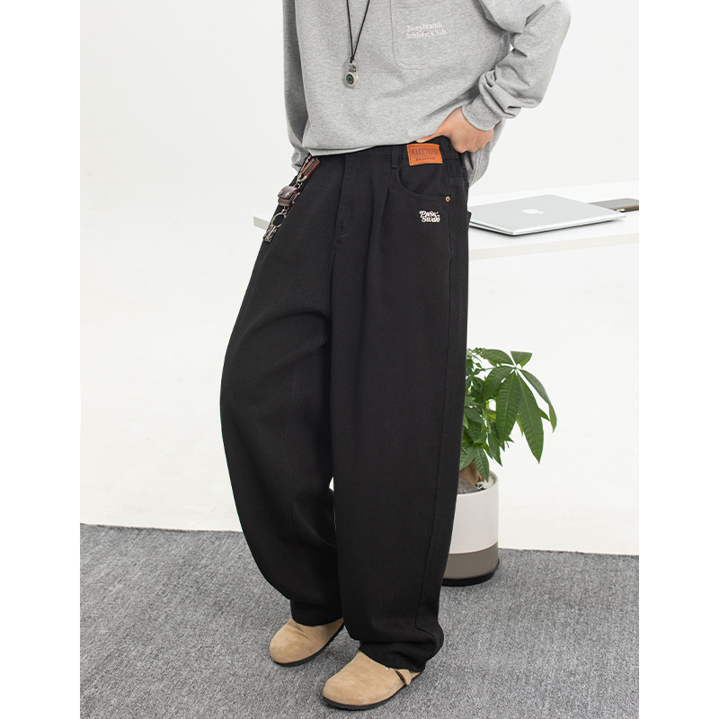 Pantalon de cowboy brodé avec  - Street Fashion Men 2025 avis et prix