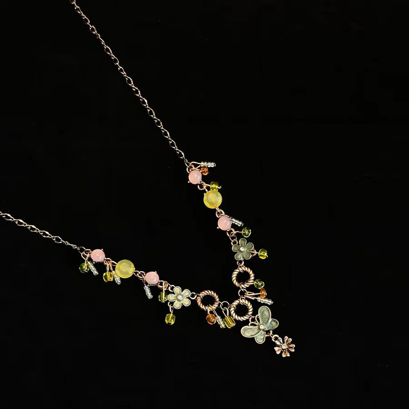 Collier Papillon Fleur pour Fe - Street Fashion Videos avis et prix