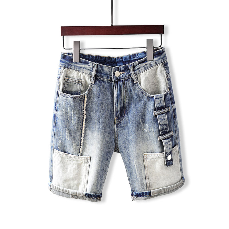 Jean court homme pantalon avec - Street Fashion In Korea avis et prix
