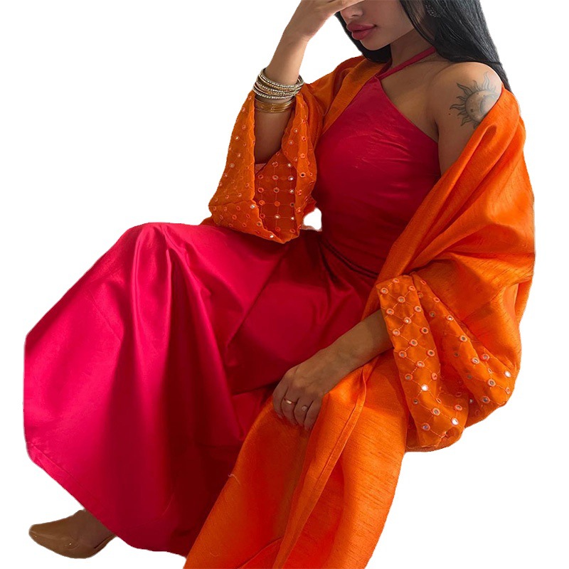 Robe deux pièces à manches cha - Street Fashion Men 2025 avis et prix