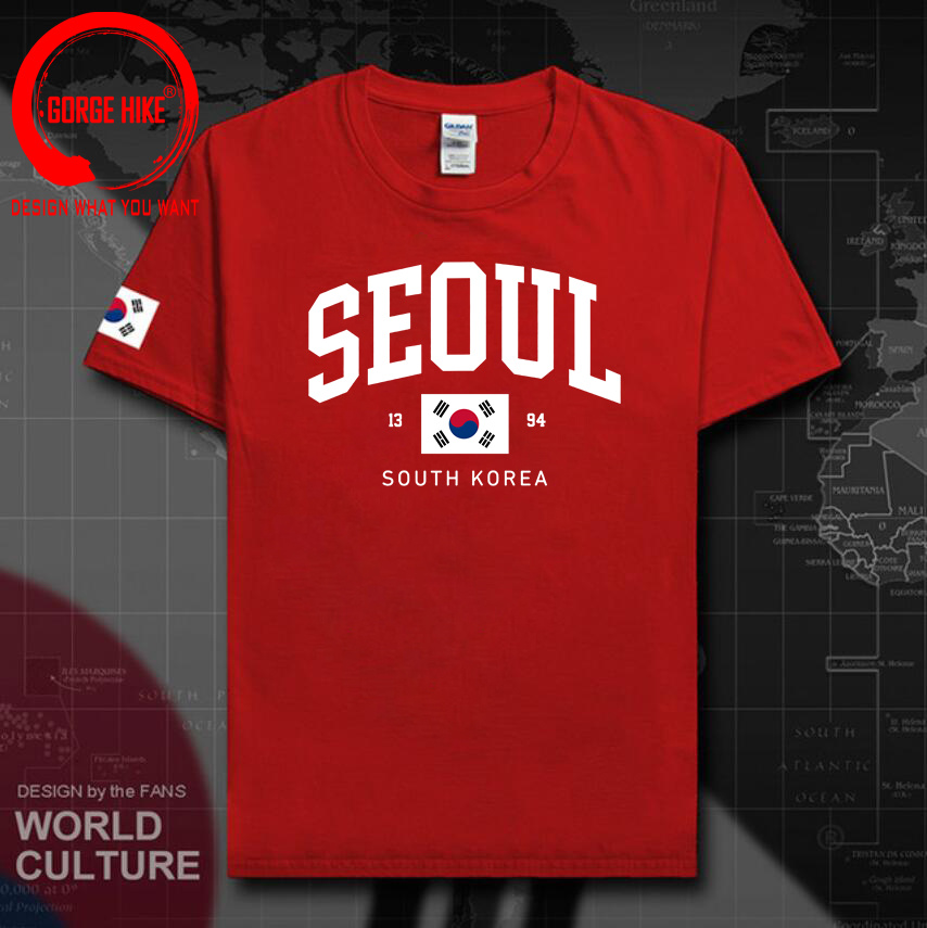 T-shirts unisexes avec drapeau - Street Fashion Seoul avis et prix