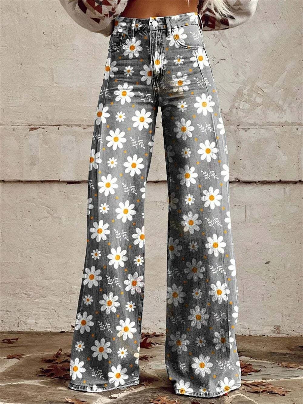 Pantalon en jean ample taille  - Street Fashion Taiwan avis et prix