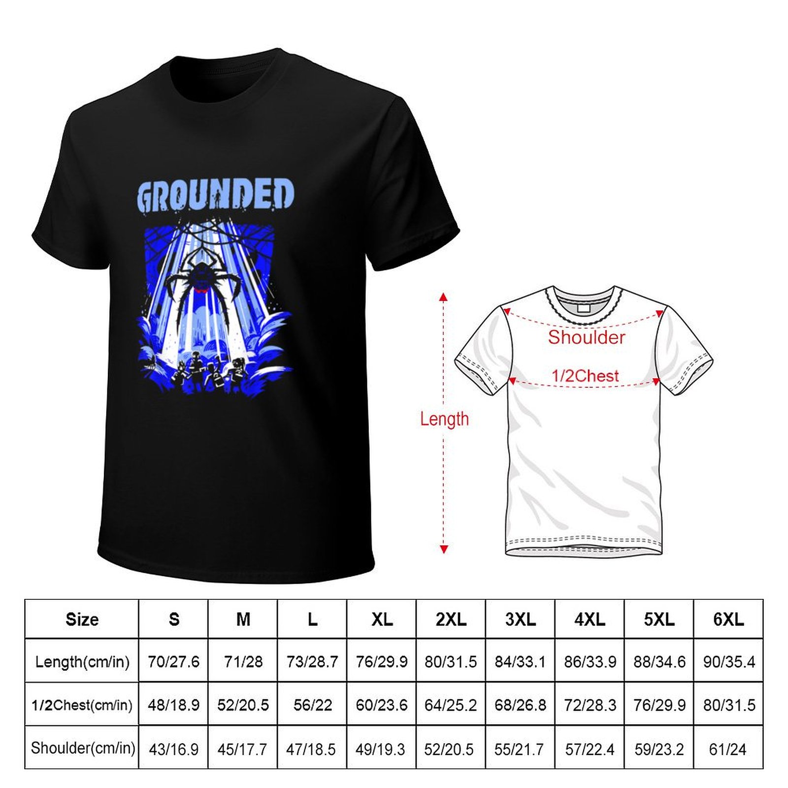 T-shirt Grounded Video Game, s - Street Fashion Videos avis et prix