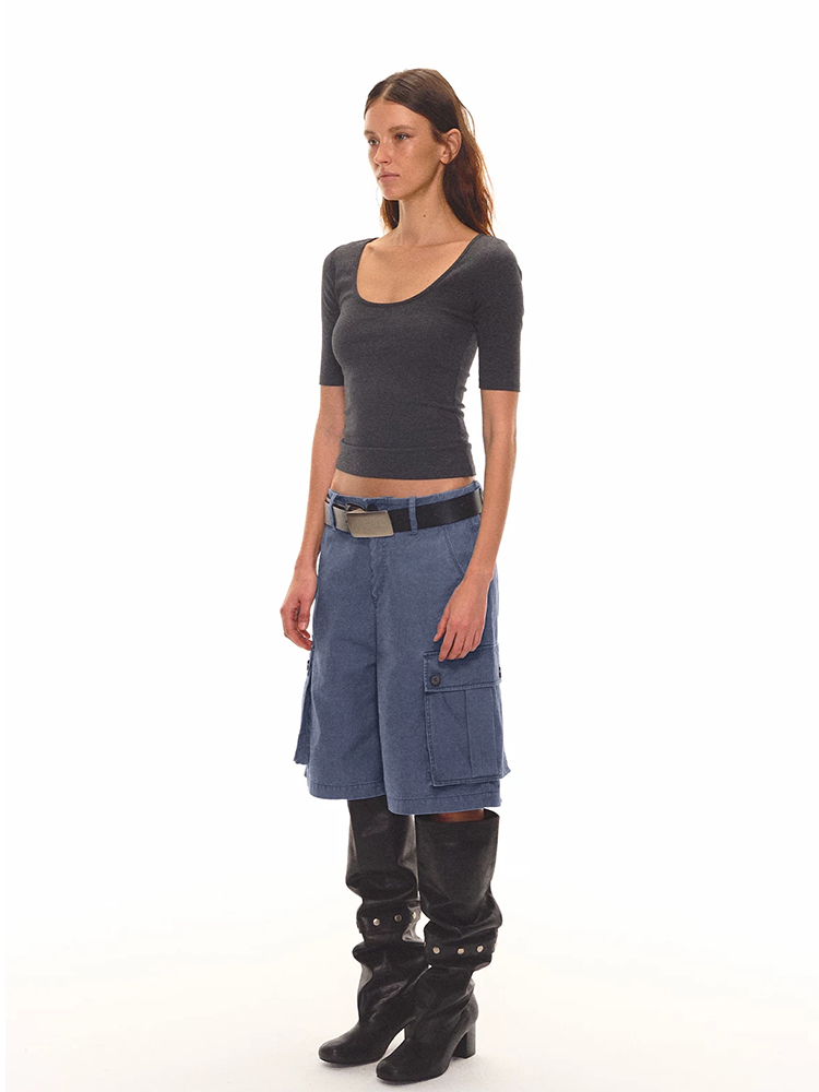 REDDACHiC Short en jean cargo  - Cargo Pant Wide avis et prix