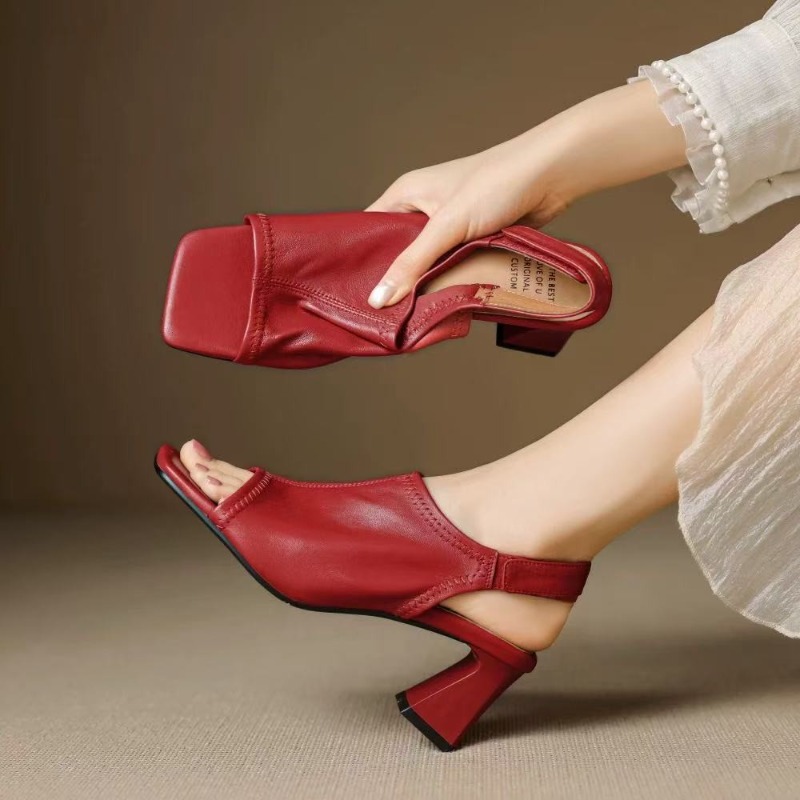 Sandales romaines à bout carré - French Street Fashion avis et prix