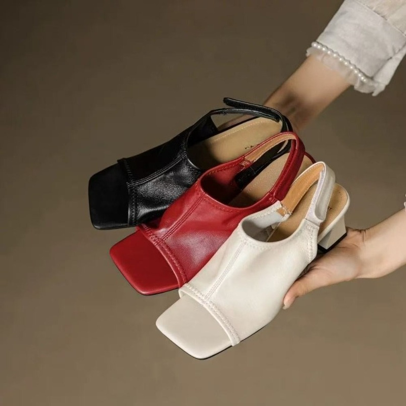 Sandales romaines à bout carré - French Street Fashion avis et prix